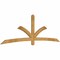 Ekena Millwork Davenport Rough Sawn Timber Gable Bracket, Western Red Cedar, 108"W x 36"H x 2"D x 4"F, 8/12 Pitch GBW108X36X0204DAV00RWR - alternate 3